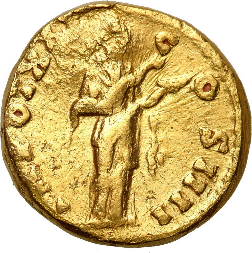 Cesarstwo Rzymskie. Antoninus Pius 138-161 r. Aureus 157/158